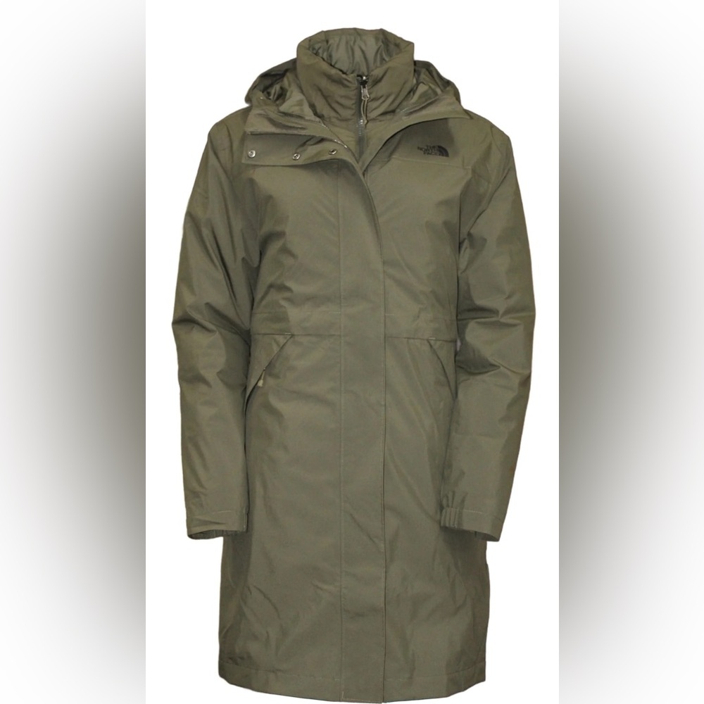 The North Face Womens Sequoia Triclimate Jacket Medium New Taupe Green NWT